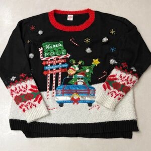 Holiday Time North Pole Christmas Sweater